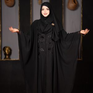 কালো কালার বোরকা   হিজাবসহ